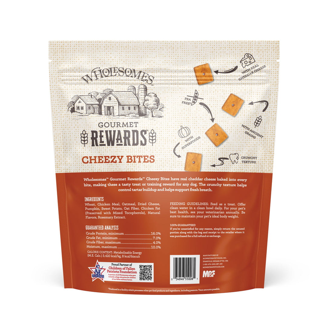 Wholesomes Gourmet Rewards Cheezy Bites