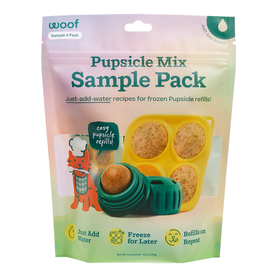 Woof Dog Treat Pupscicle Treat Mix Variety Pack 5 oz