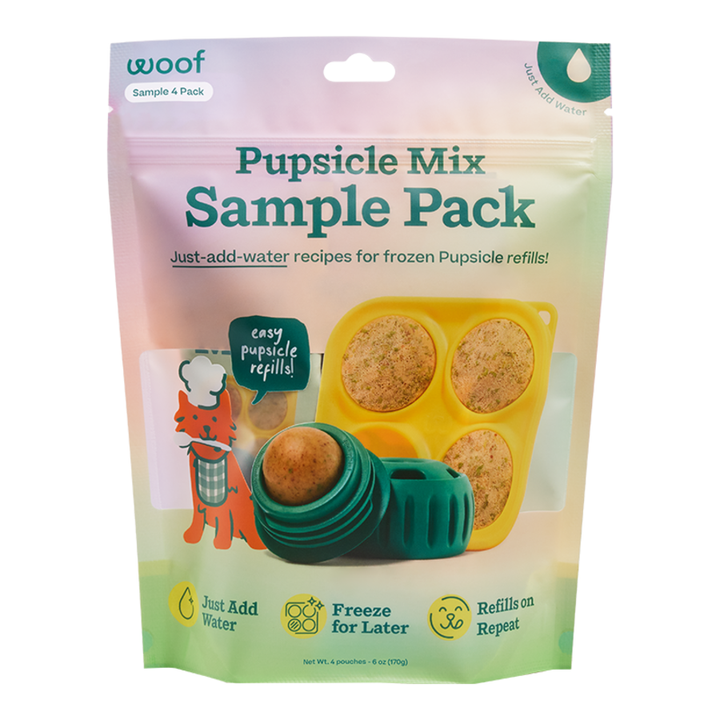 Woof Dog Treat Pupscicle Treat Mix Variety Pack 5 oz