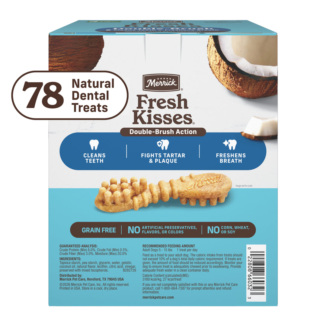 Merrick Fresh Kisses  Coconut X small 78 ct back