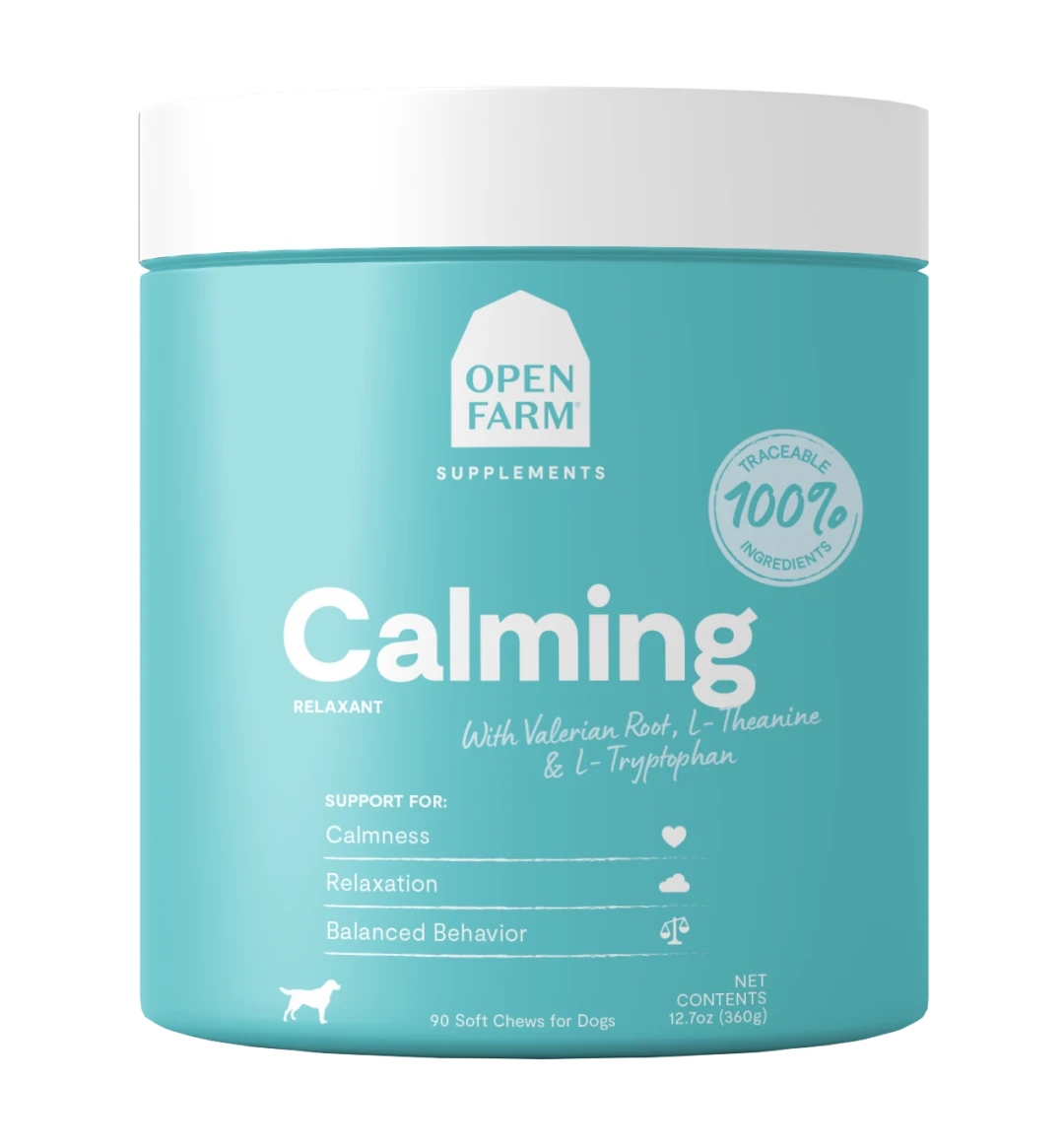 Open Farm Dog Supplement Calming Chews 90 Count