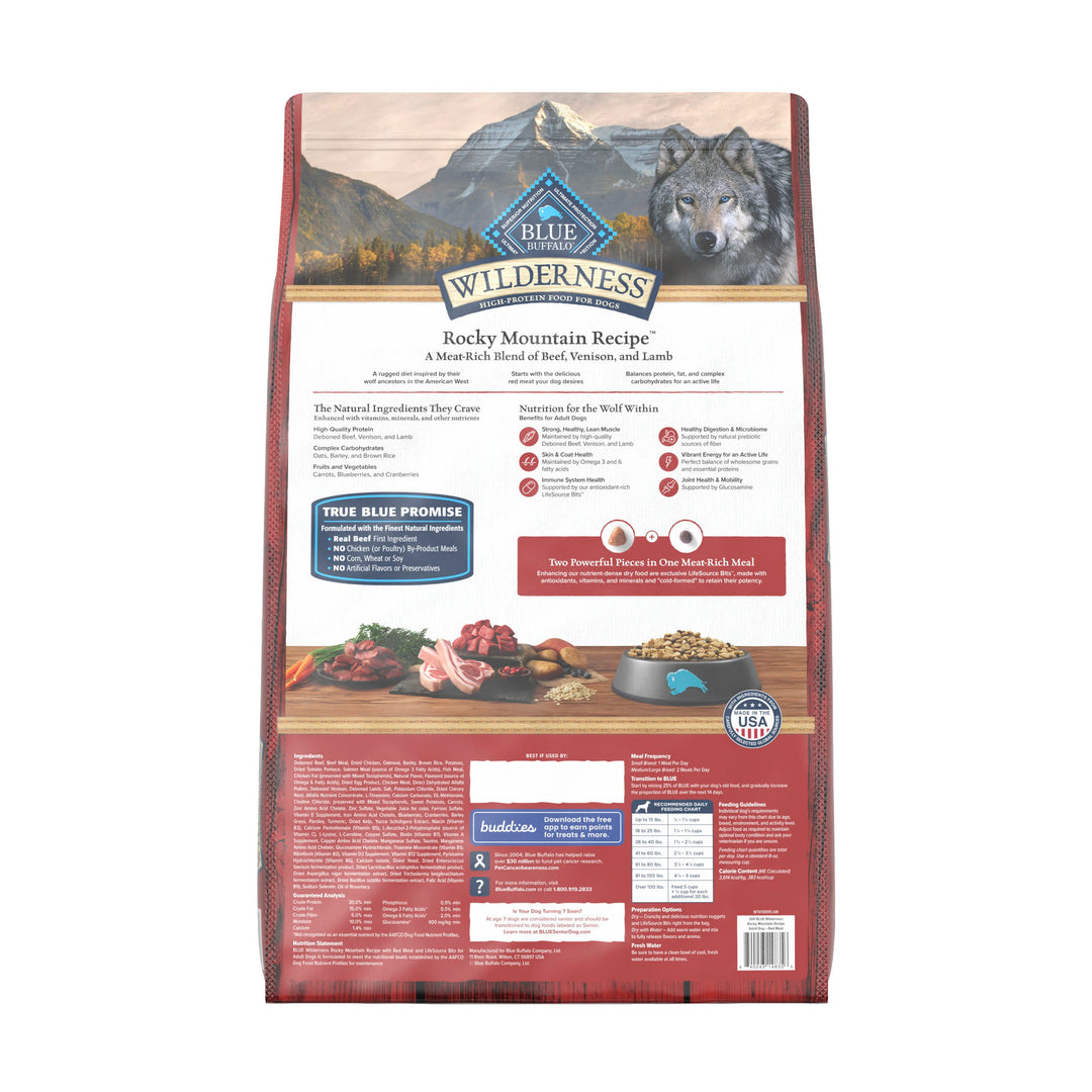 Blue Buffalo Wilderness Rocky Mountain High Protein Adult 24lb