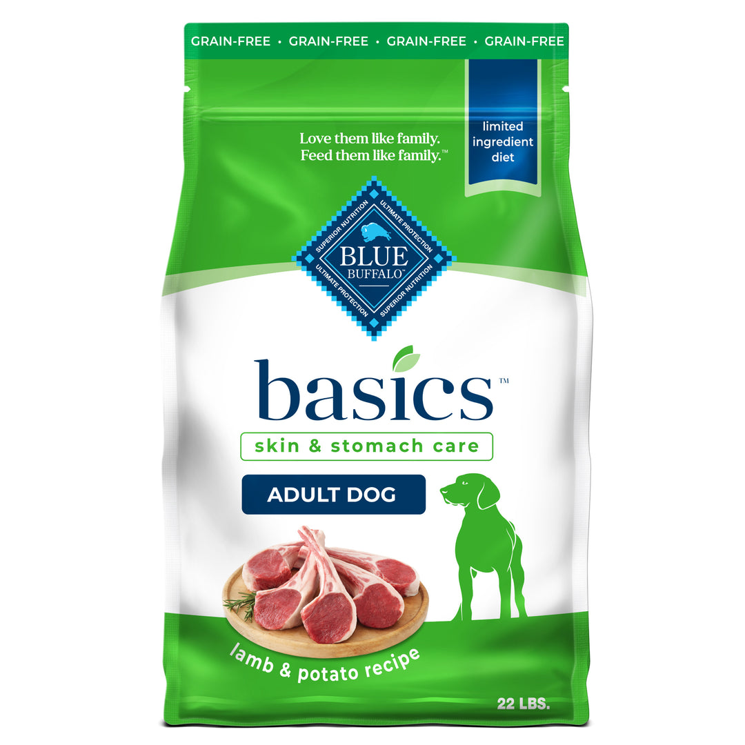Blue Buffalo Basics GF Lamb Potato 22lb