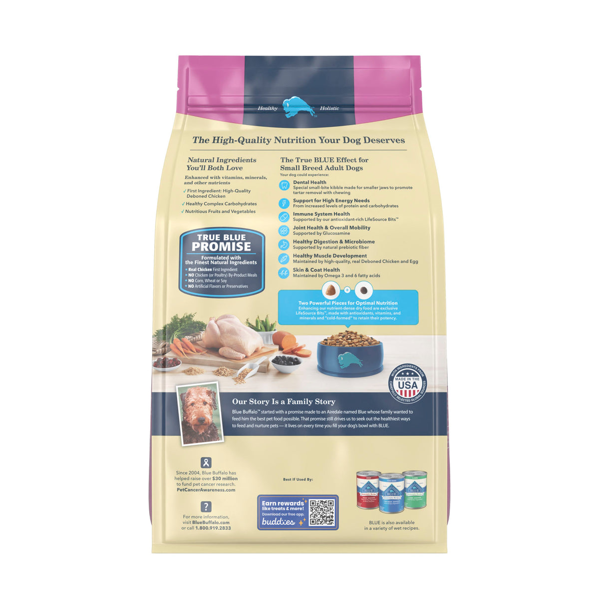 Blue Buffalo Small Breed Chicken and Rice 5lb
