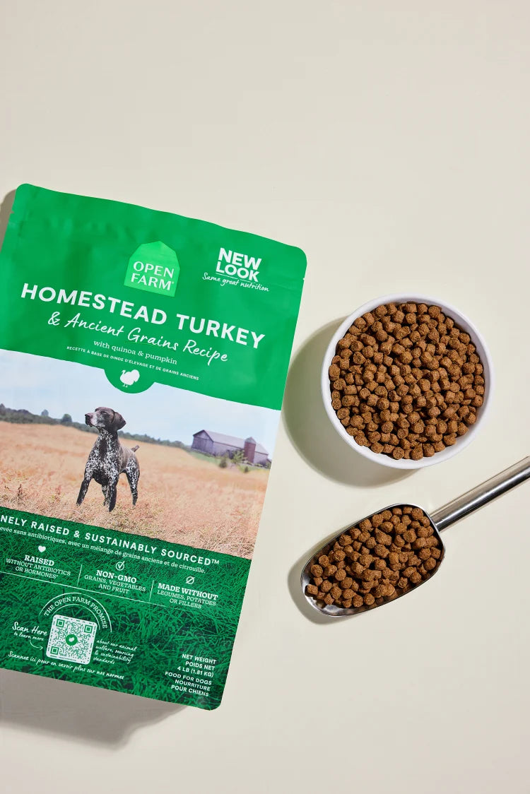 Open Farm Dog Dry Ancient Grain Homestead Turkey 4lb