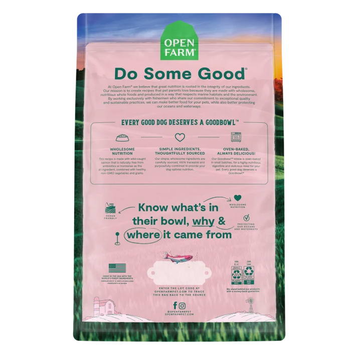 Open Farm Dog Food Goodbowl Salmon Brown Rice 22LB