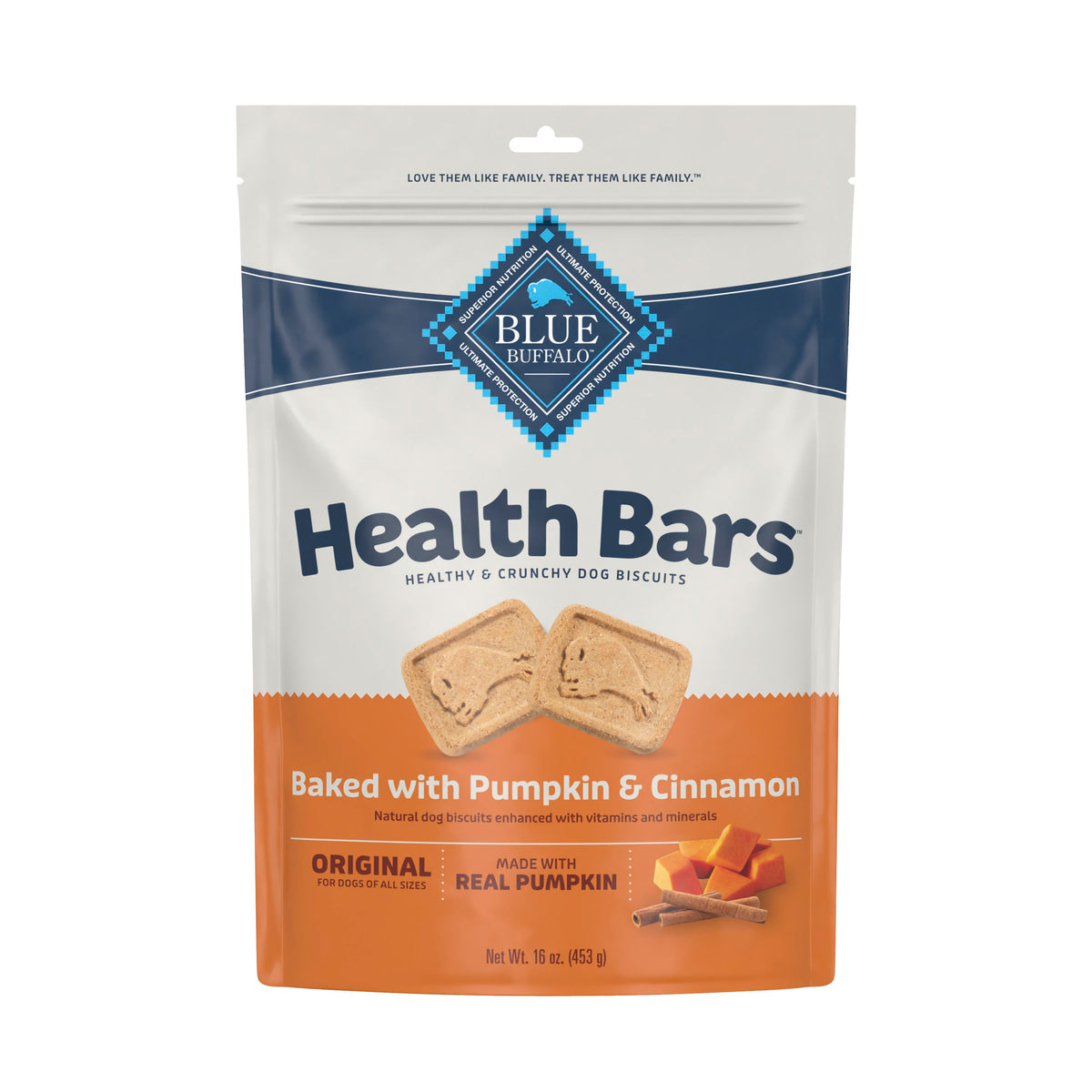 Blue Buffalo Health Bars Pumpkin Cinnamon Treats