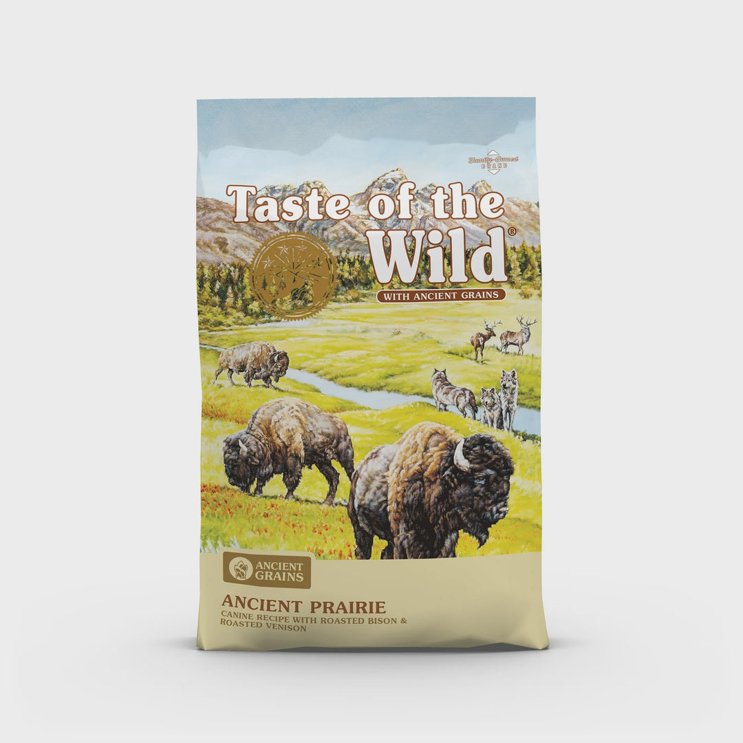 Taste of the Wild Ancient Prairie with Bison &amp; Venison Dry Dog Food 14 lbs