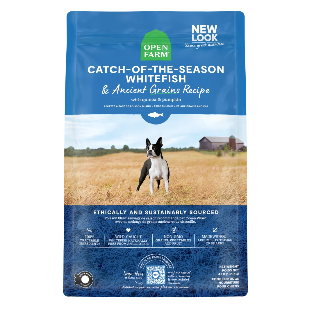 Open Farm Dog Dry Ancient Grain Whitefish Catch of the Season 22 LB