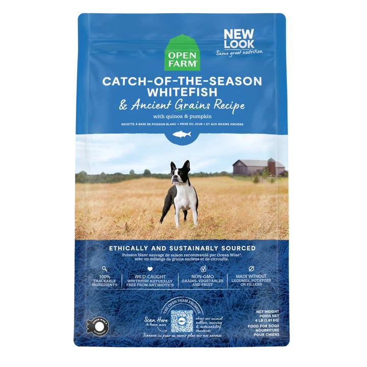 Open Farm Dog Dry Ancient Grain Whitefish Catch of the Season 22 LB