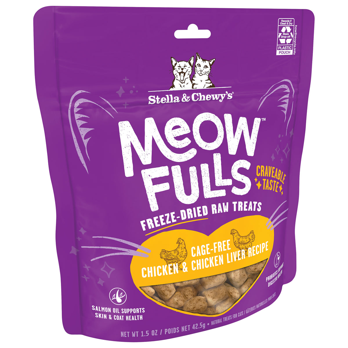 Meowfulls Chicken & Chicken Liver - 1.5oz