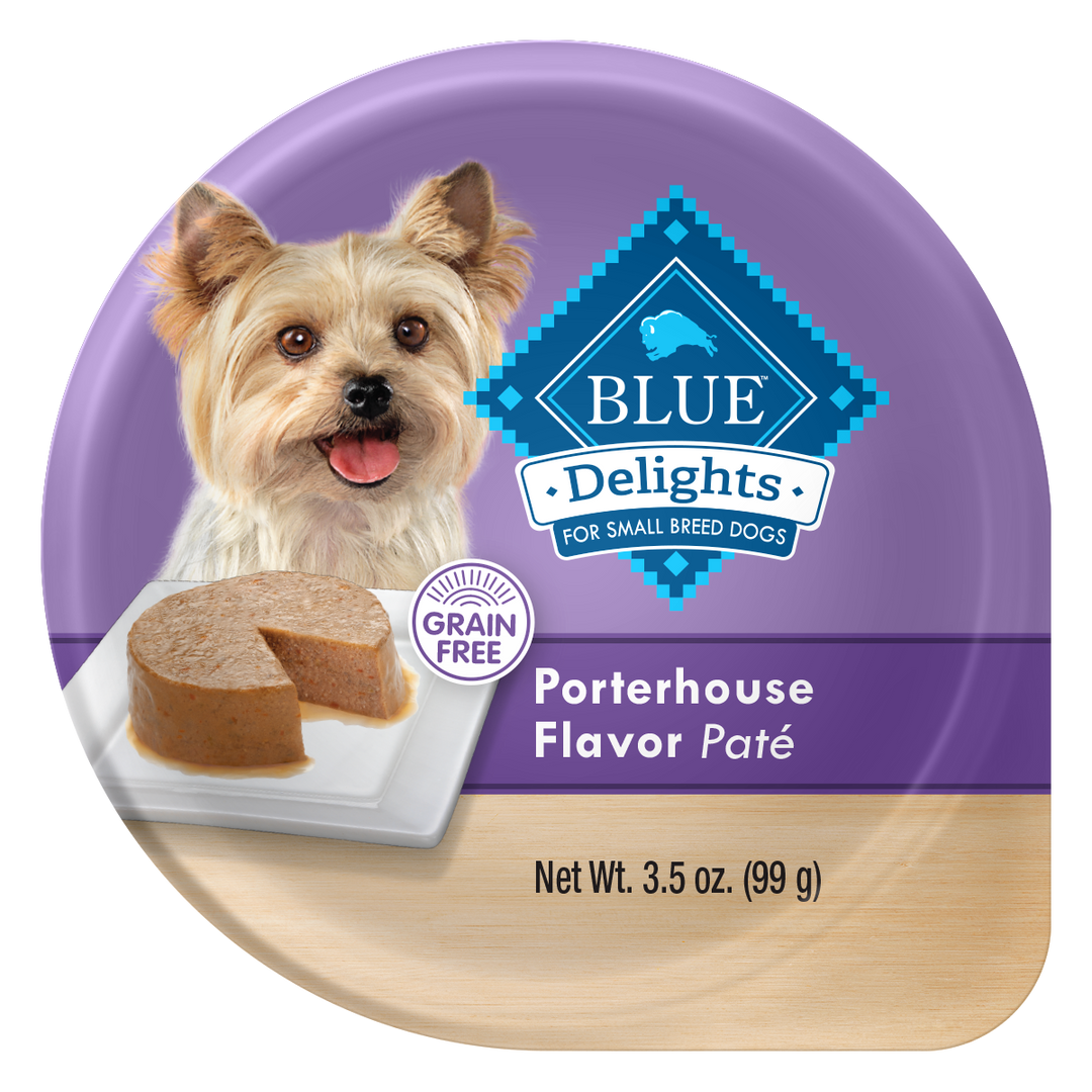 Blue Buffalo Delight Porterhouse Small Breed Adult Dog  3.5 Oz