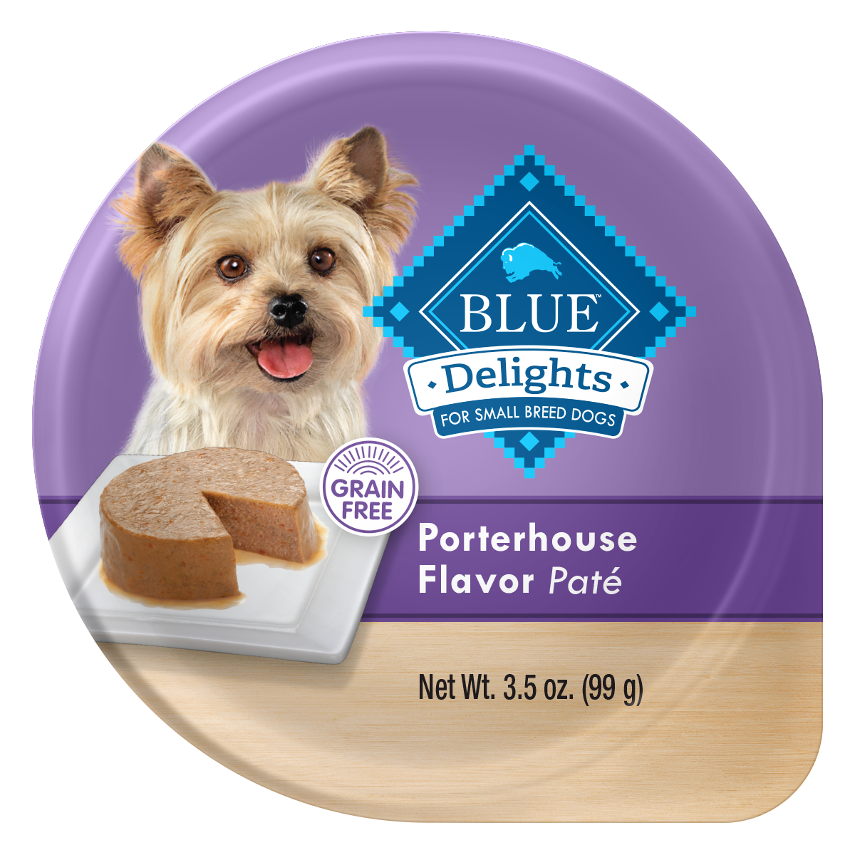 Blue Buffalo Delight Porterhouse Small Breed Adult Dog  3.5 Oz