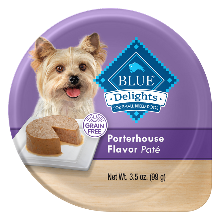 Blue Buffalo Delight Porterhouse Small Breed Adult Dog  3.5 Oz