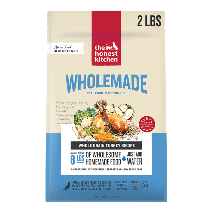 Honest Kitchen Dog Dehydrated Whole Grain Turkey 2LB
