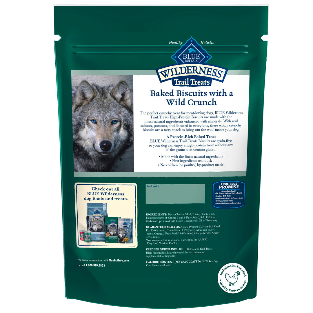 Blue Buffalo Wilderness Trail Treats Duck Biscuits 10 oz
