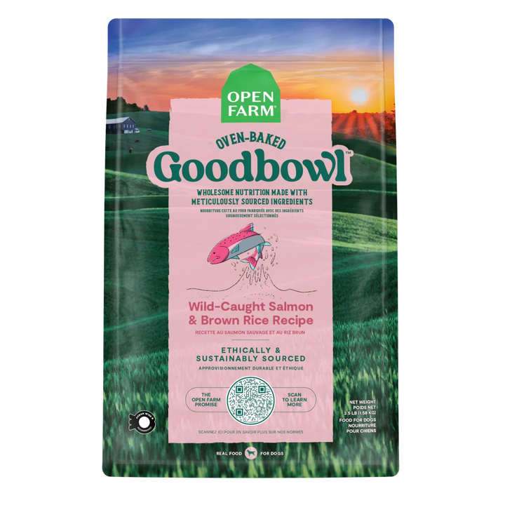 Open Farm Dog Food Goodbowl Salmon Brown Rice 22LB