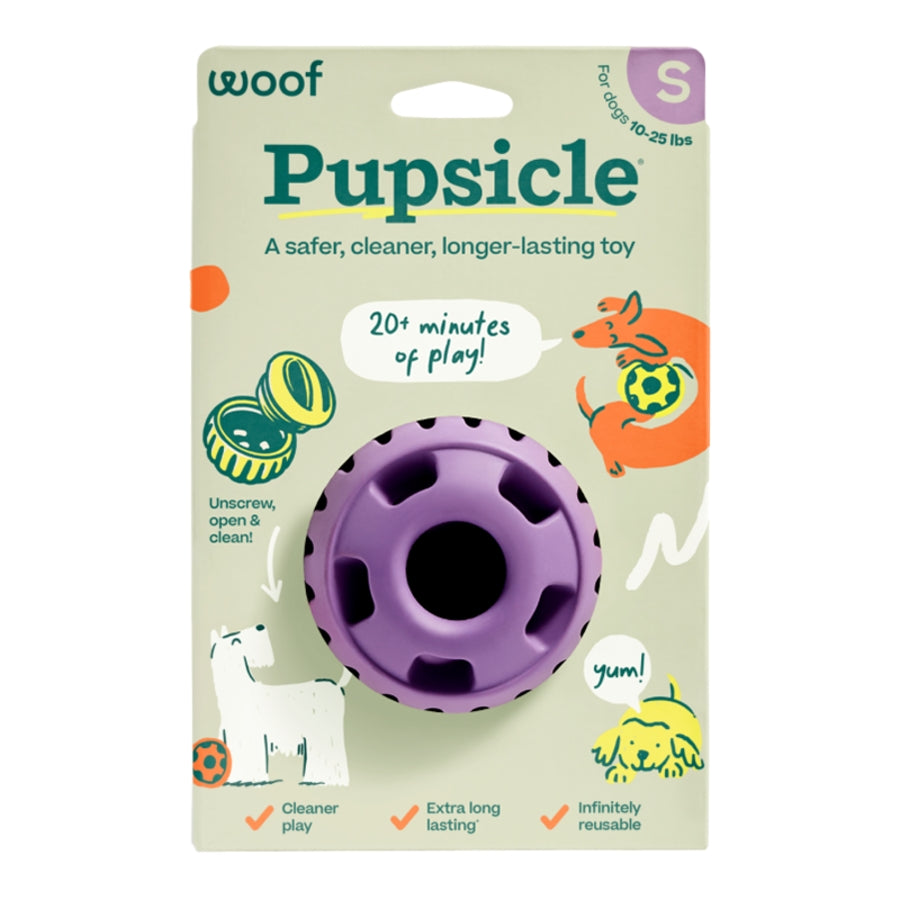 Woof Dog Toy Pupsicle Lavender Small