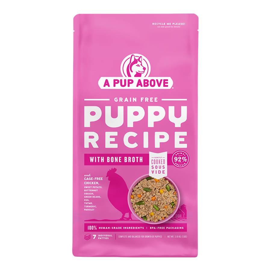 A Pup Above Dog Frozen Gently Cooked Puppy 7LB