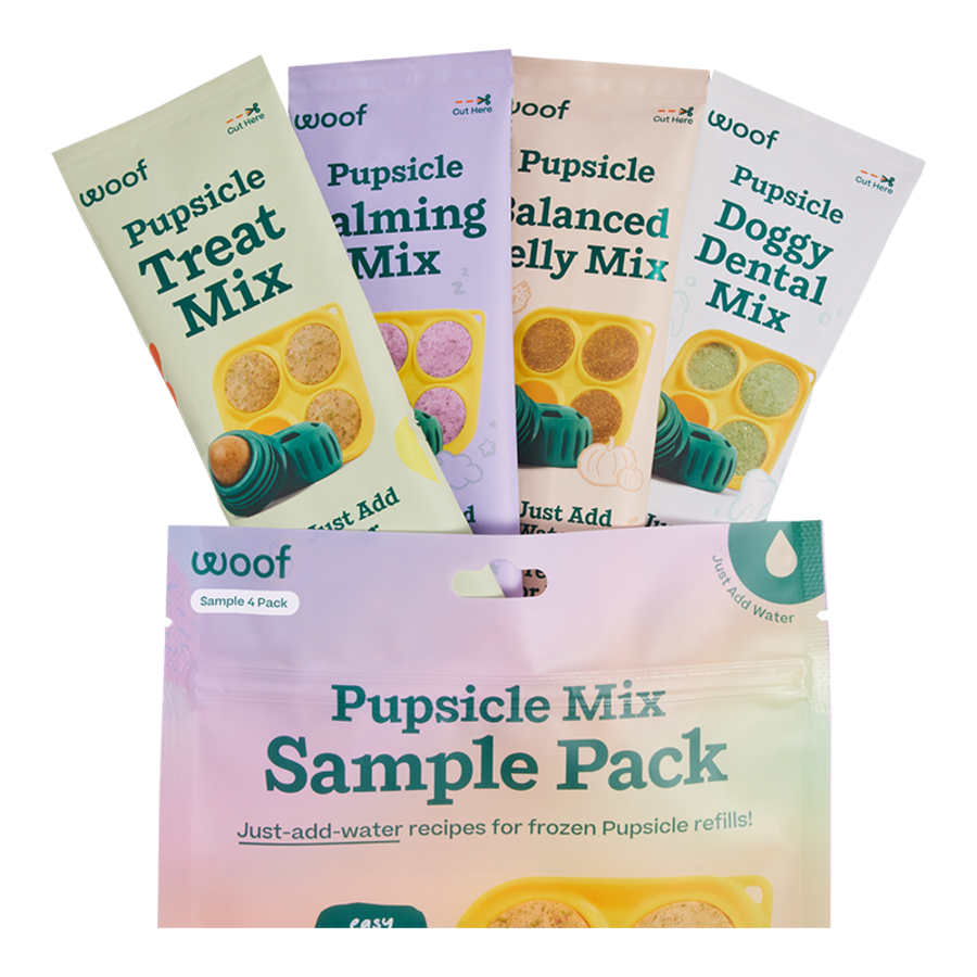 Woof Dog Treat Pupscicle Treat Mix Variety Pack 5 oz