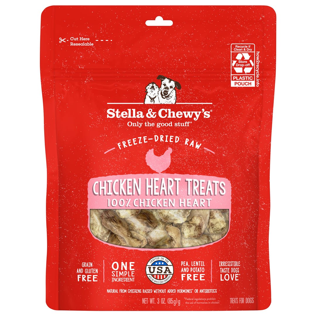 Single Ingredient Treats Chicken Heart - 3 oz