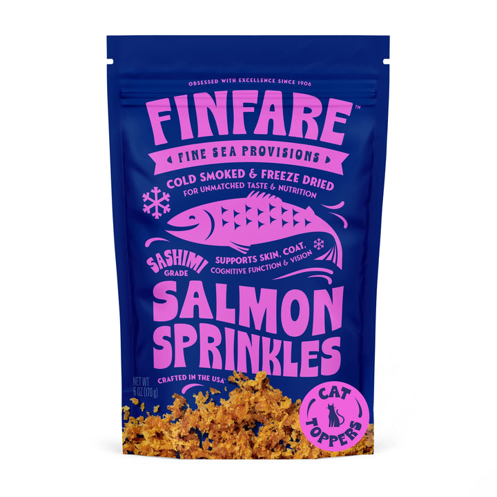 Finfare Cat Freeze Dried Sprinkles Topper Smoked Salmon 6oz