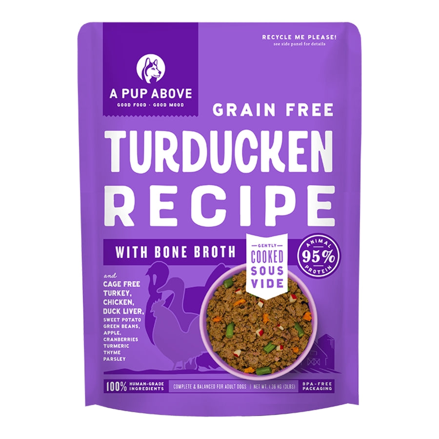 A Pup Above Dog Frozen Gently Cooked Turducken 3LB