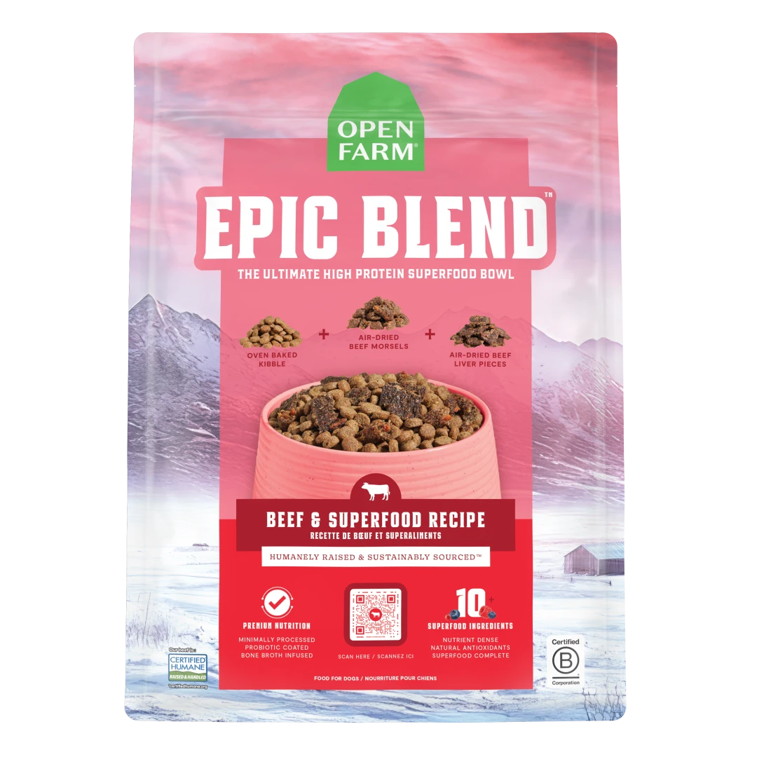 Open Farm Epic Blend Beef Superfood Dog 3.5LB
