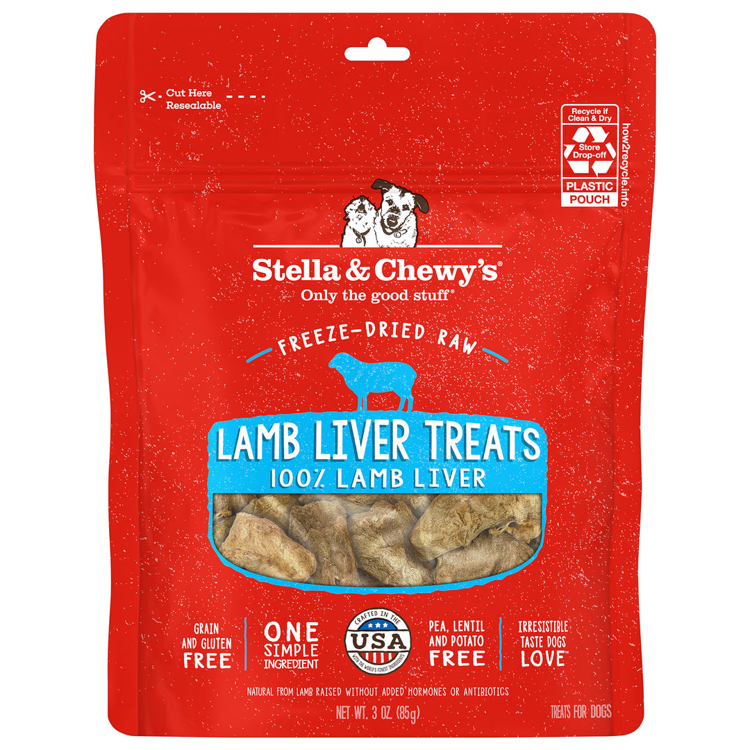 Single Ingredient Treats Lamb Liver - 3 oz