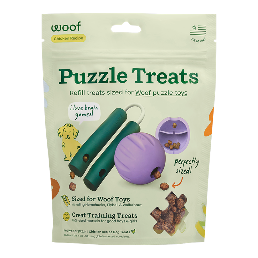 Woof Dog Treat Forager Puzzle Treats 5 oz