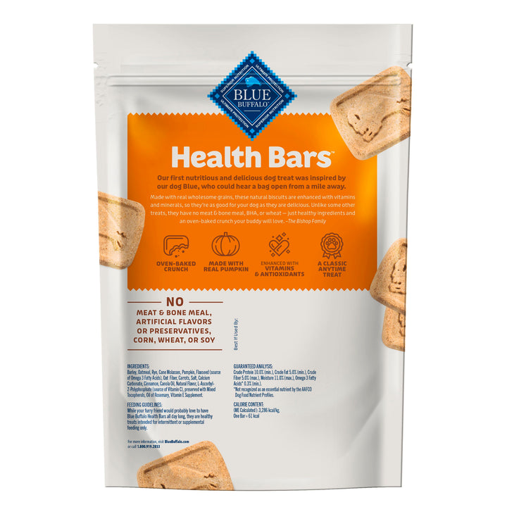 Blue Buffalo Health Bars Pumpkin Cinnamon Treats