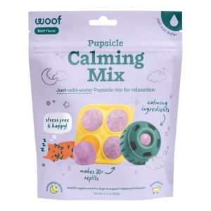 Woof Dog Treat Pupsicle Treat Mix Calming 5.5 oz