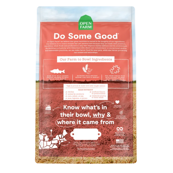 Open Farm Dog Dry Puppy Salmon Ancient Grains 4LB