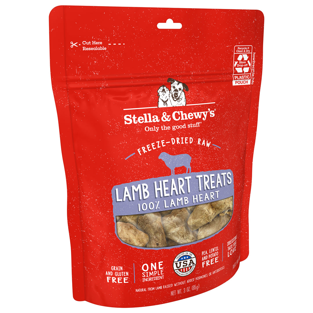 Single Ingredient Treats Lamb Heart - 3 oz
