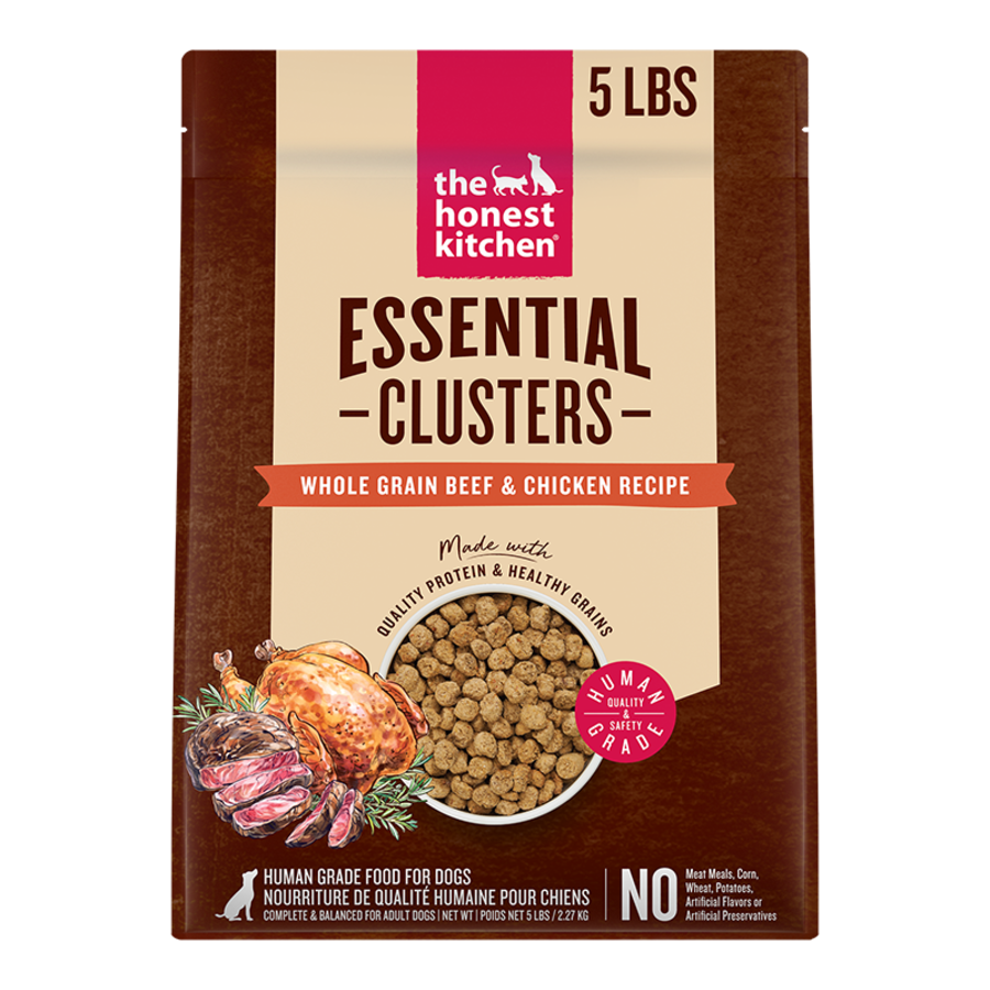 Honest Kitchen Essential Clusters Whole Grain Beef Chicken 5LB
