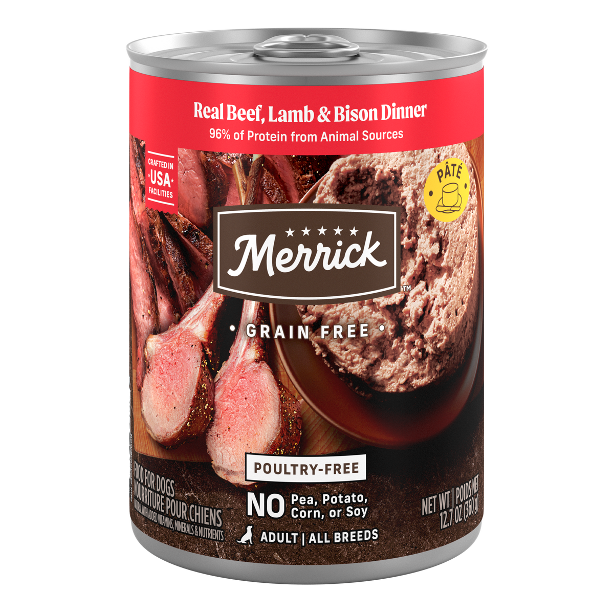 Merrick Buffalo and Beef Can