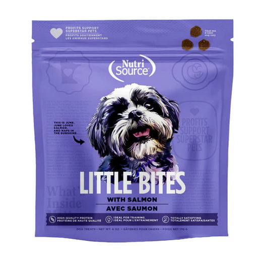 NutriSource Dog Treat Little Bites Salmon 6 oz