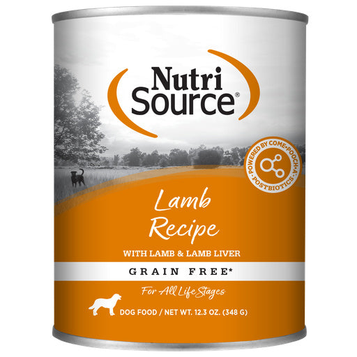Nutrisource Dog Can GF Lamb 12.3 oz