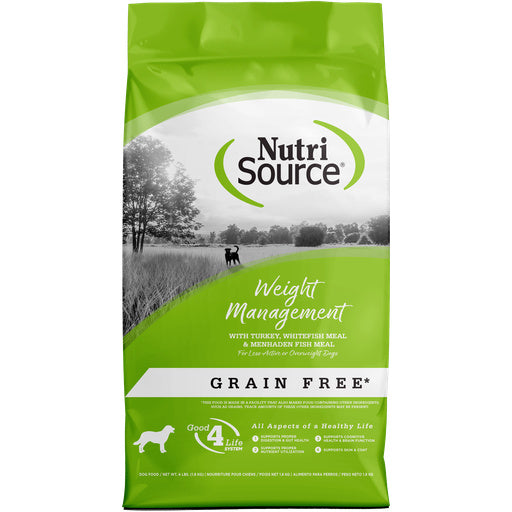 NutriSource Dog Dry GF Weight Management Select 12LB