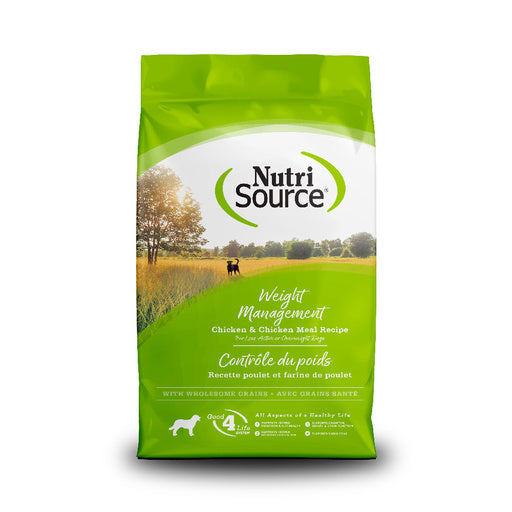 NutriSource Dog Chicken Rice Weight Mgmt 12LB