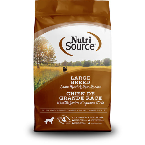 Nutrisource Lamb Brown Rice Large Breed Dog 26 lb