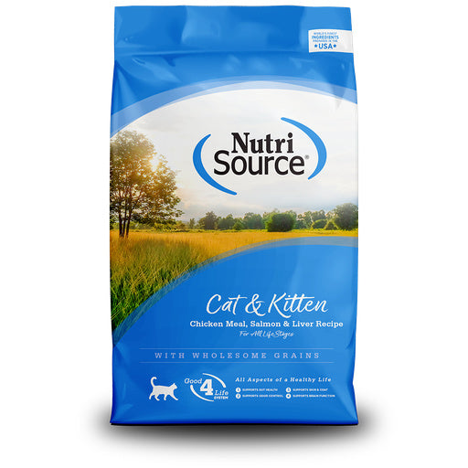 NutriSource Kitten Chicken Salmon Liver 12LB