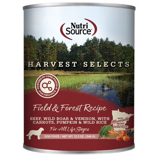 Nutrisource Dog Can Harvest Select Field Forest 12.3 oz