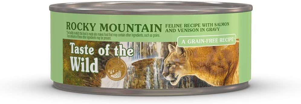 Taste of the Wild Rocky Mountain Venison and Salmon Grain Free Wet Cat Food 5.5 oz