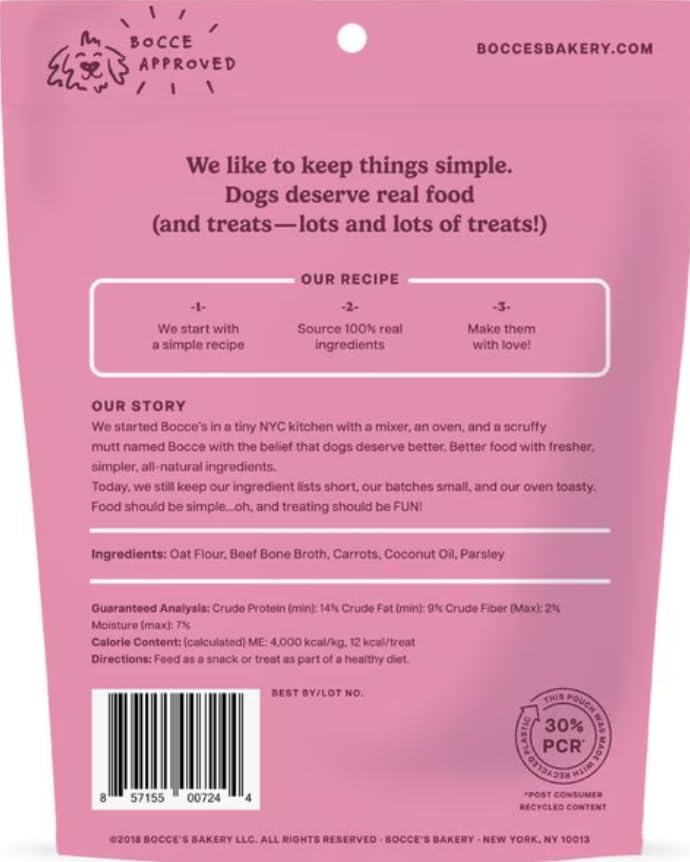 Bocces Bakery Bone Broth Treat 5 oz