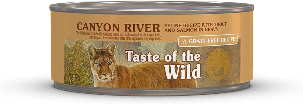 Taste of the Wild Canyon River Trout and Salmon in Gravy Grain Free Wet Cat Food 5.5 oz