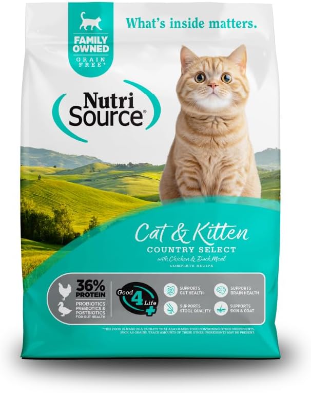 NutriSource Grain Free Country Select Cat Food 12LB