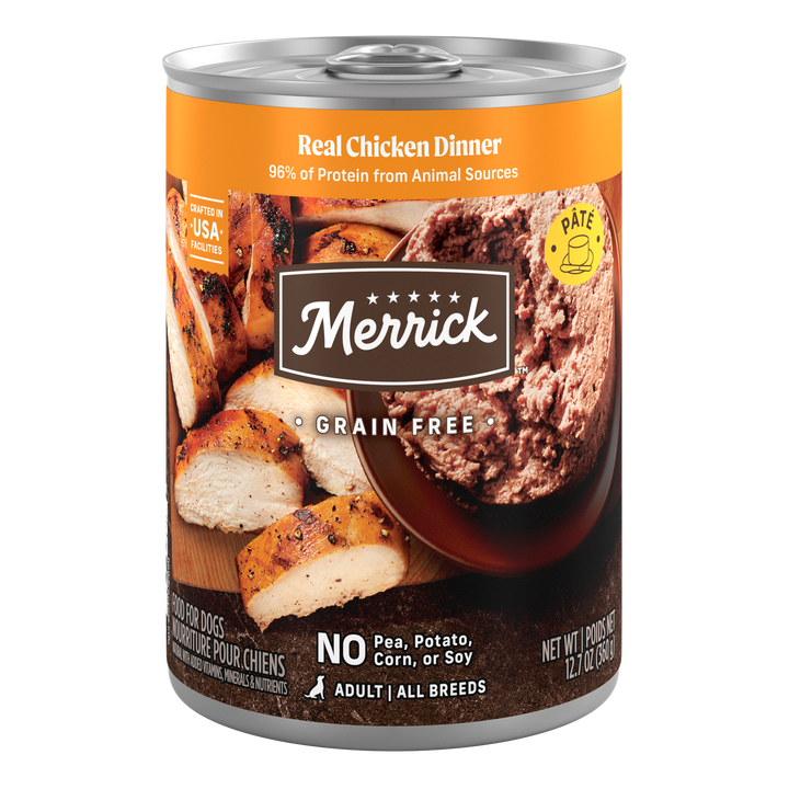 Merrick Grain Free 96% Real Chicken Can 12.7oz