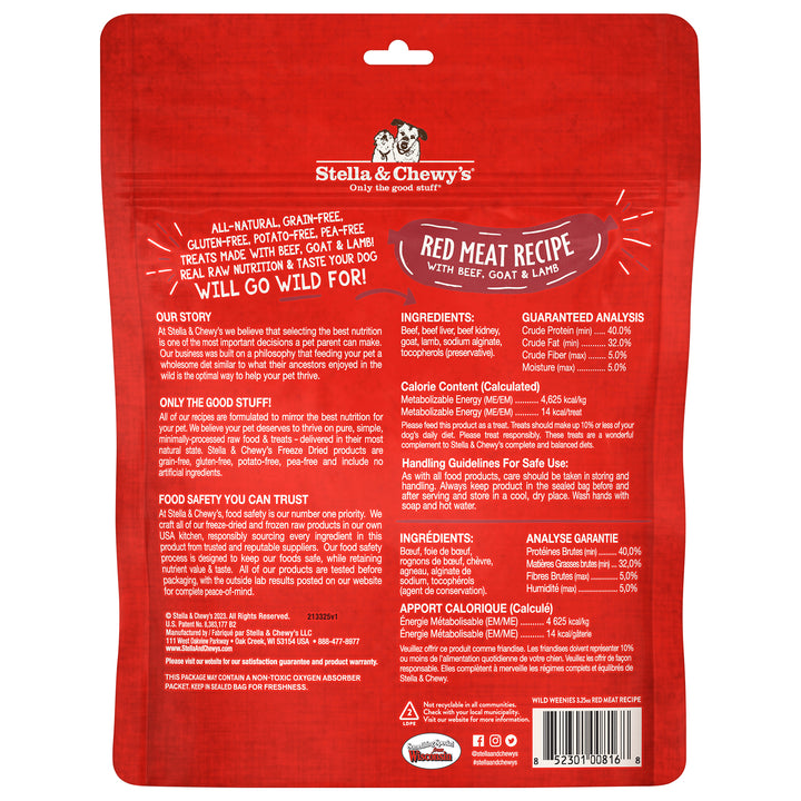 Wild Weenies Red Meat - 3.25 oz