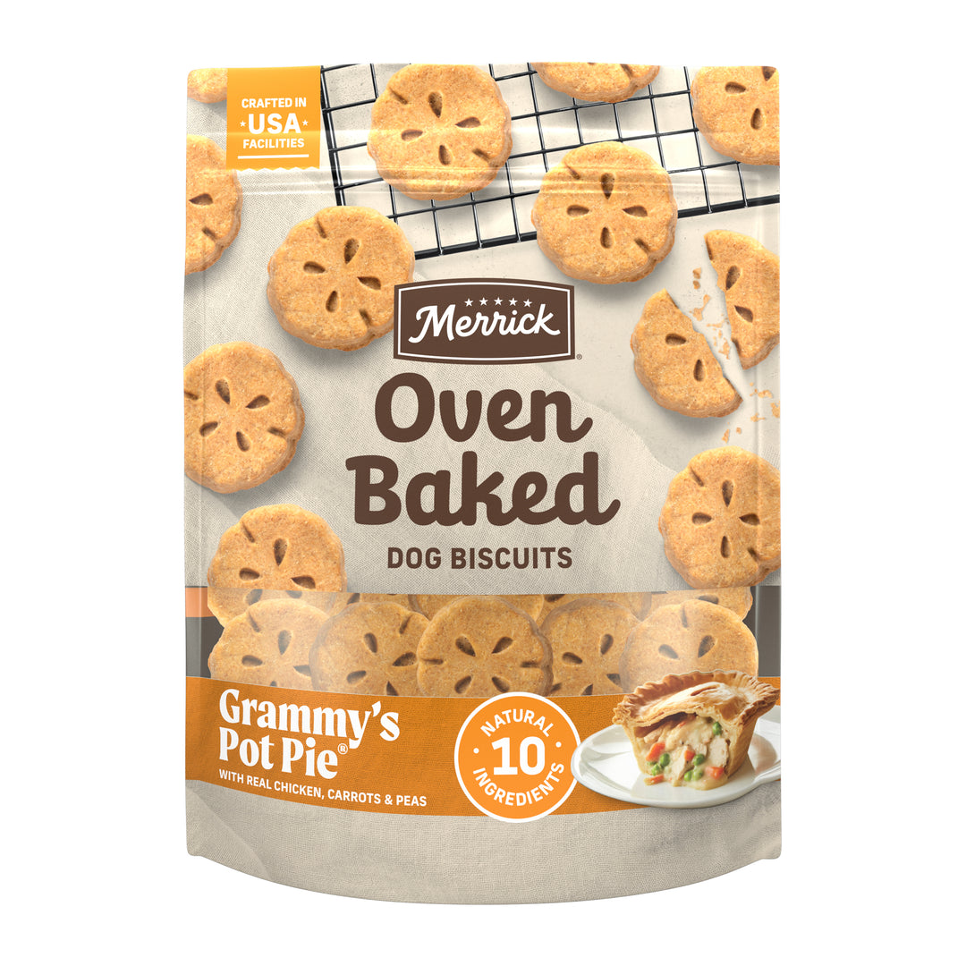 Merrick Oven Baked Grammys Pot Pie Dog Treat 11 oz
